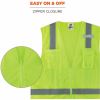 Ergodyne GloWear 8249Z Hi-Vis Surveyors Vest 7