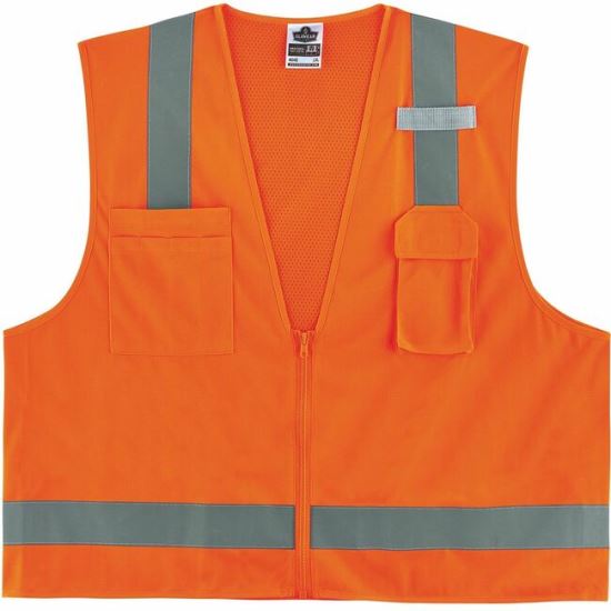 Ergodyne GloWear 8249Z Hi-Vis Surveyors Vest 1