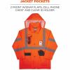 Ergodyne GloWear 8376K Hi-Vis Rain Suit Kits 4