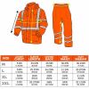 Ergodyne GloWear 8376K Hi-Vis Rain Suit Kits 6