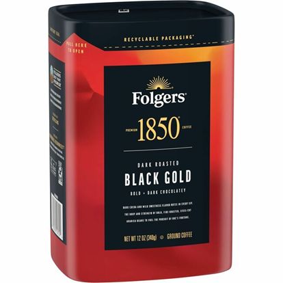 Folgers® Ground 1850 Black Gold Dark Roast Ground Coffee 1
