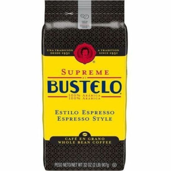 Supreme by Bustelo Whole Bean Espresso WB Coffee 1