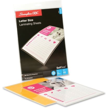 GBC Self-Adhesive Laminating Pouch 1