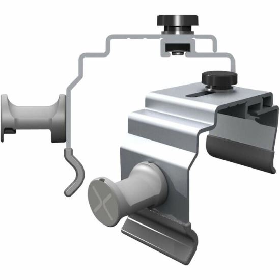 Ghent X-Hangers Mounting Hanger for Whiteboard - Gray 1