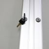 Ghent 2 Door Enclosed Vinyl Bulletin Board with Satin Frame 5