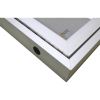 Ghent 3 Door Enclosed Vinyl Bulletin Board with Satin Frame 3