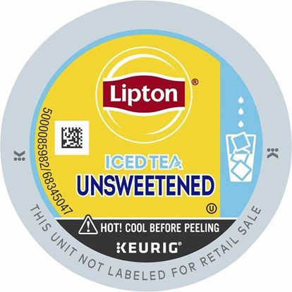 Lipton® Unsweetened Iced Black Tea Black Iced Tea K-Cup, Pod 1