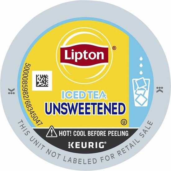 Lipton® Unsweetened Iced Black Tea Black Iced Tea K-Cup, Pod 1