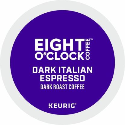 Eight O'Clock K-Cup, Ground Dark Italian Espresso Coffee 1