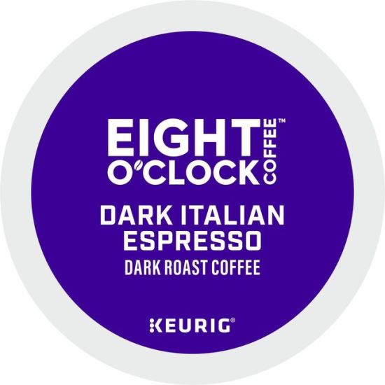 Eight O'Clock K-Cup, Ground Dark Italian Espresso Coffee 1