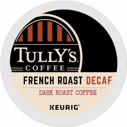 Tully's K-Cup French Roast Decaf Coffee 1