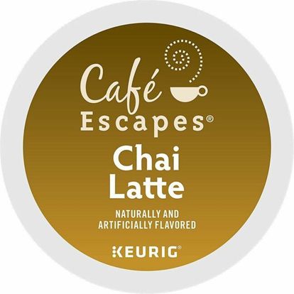 Café Escapes® Chai Latte Black Tea Black Tea K-Cup, Pod 1