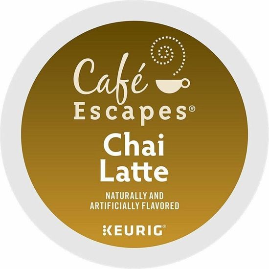 Café Escapes® Chai Latte Black Tea Black Tea K-Cup, Pod 1
