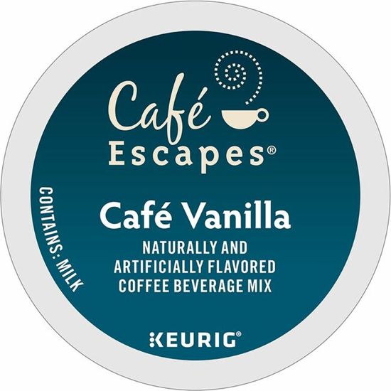 Café Escapes® K-Cup Cafe Vanilla Coffee 1