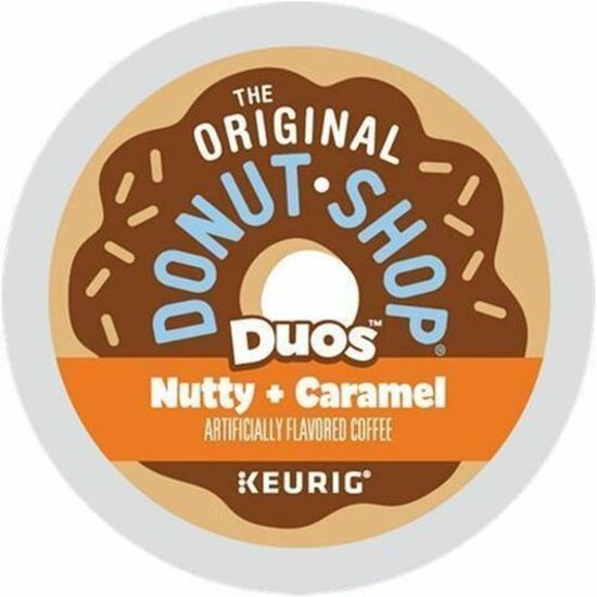 The Original Donut Shop® K-Cup, Pod Duos Nutty + Caramel Coffee 1