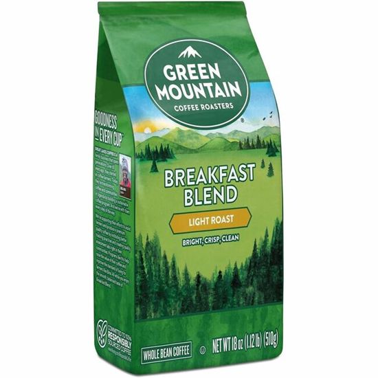 Green Mountain Coffee Roasters® Whole Bean, Bag Breakfast Blend Whole Bean Coffee 1