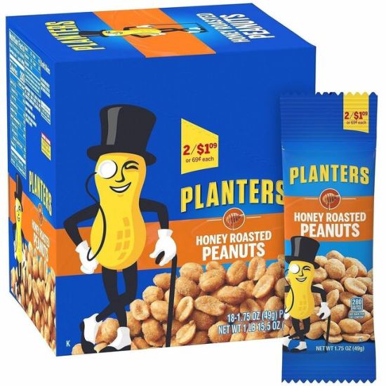 Green Rabbit Planters Roasted Peanuts Snack Packs 1