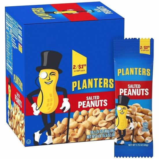 Green Rabbit Planters Roasted Peanuts Snack Packs 1