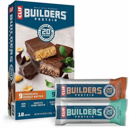 Green Rabbit Clif Builder's Bar Variety Pack 1
