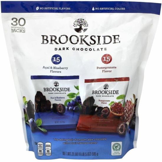 Green Rabbit Brookside Cark Choc. Fruit Candy 1