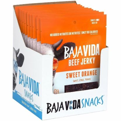 Green Rabbit Baja Vida Sweet Orange Beef Jerky 1