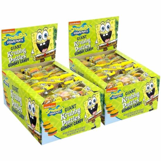 Green Rabbit SpongeBob GIANT Krabby Patty Gummies 1