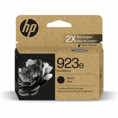 HP EvoMore 923e Original High Yield Inkjet Ink Cartridge - Black - 1 Each 1