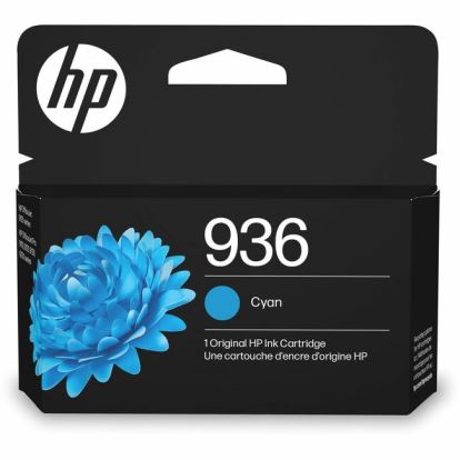 HP 936 Original Inkjet Ink Cartridge - Cyan - 1 Each 1