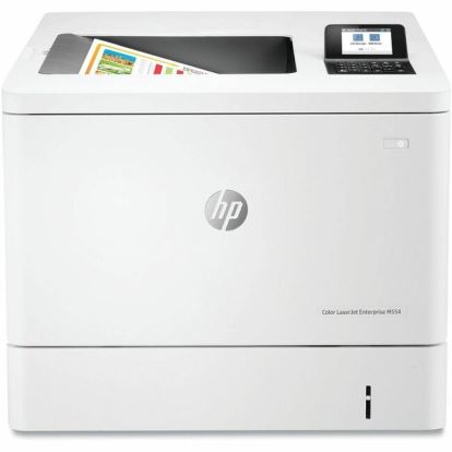 HP LaserJet Enterprise M554 M554dn Desktop Laser Printer - Color 1