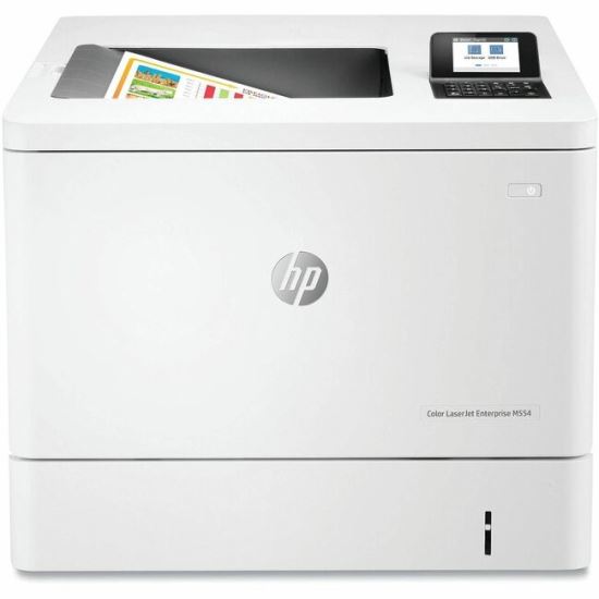HP LaserJet Enterprise M554 M554dn Desktop Laser Printer - Color 1