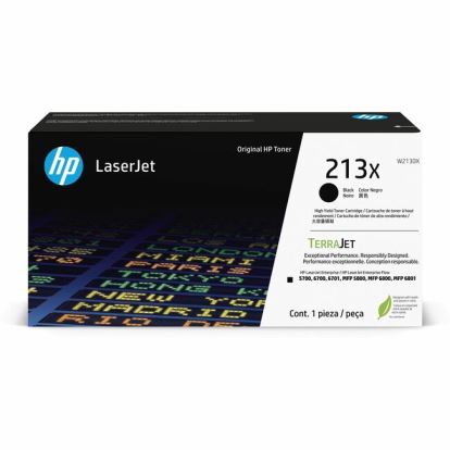 HP 213X Original Laser Toner Cartridge - Black - 1 Each 1
