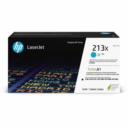 HP 213X Original Laser Toner Cartridge - Cyan - 1 Each 1