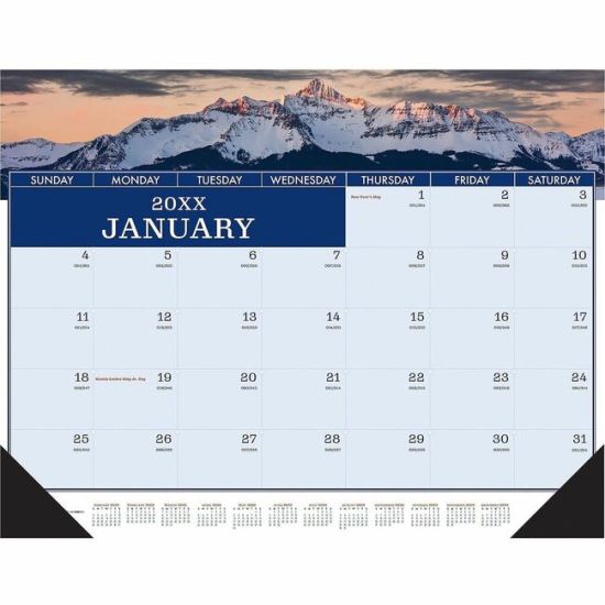 House of Doolittle Recycled Americana Monthly Desk Pad 1