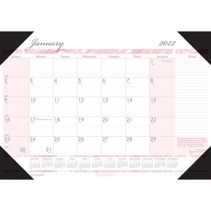 House of Doolittle Breast Cancer Awareness Desk Pad 1