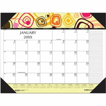House of Doolittle 12-Month Recycled Desk Pad Calendar 1