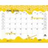 House of Doolittle Recycled Monthly Desk Pad Academic Calendar Honeycomb 22 x 17 Inches 11