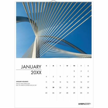 House of Doolittle Recycled Architecture Wall Calendar 1