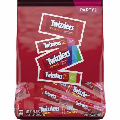 Twizzlers Assorted Flavored Licorice Style Candy Bulk Party Pack, 46.34 oz 1