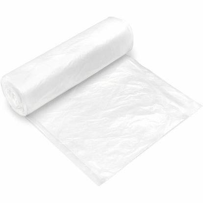 Inteplast HDPE Can Liners, 16 Microns, 33" x 40" , Natural, Pack Of 250 Liners 1
