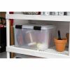 IRIS Weathertight Storage Box, 46 Quarts, 11 4/5"H x 15 4/5"W x 19 7/10"D, Clear 7