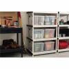 IRIS Weathertight Storage Box, 46 Quarts, 11 4/5"H x 15 4/5"W x 19 7/10"D, Clear 9