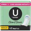 U by Kotex Clean & Secure Maxi Pads 1