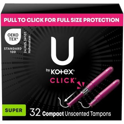 Kimberly-Clark Click Compact Tampons 1