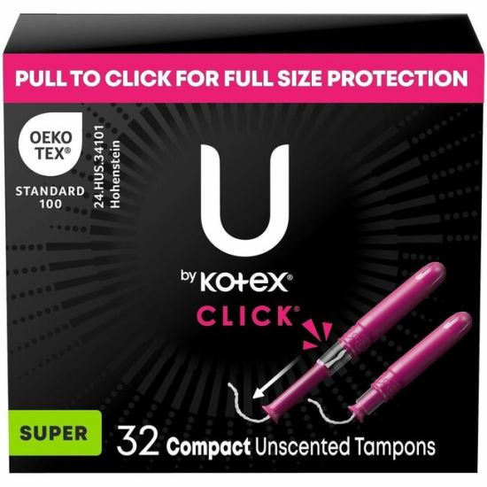 Kimberly-Clark Click Compact Tampons 1