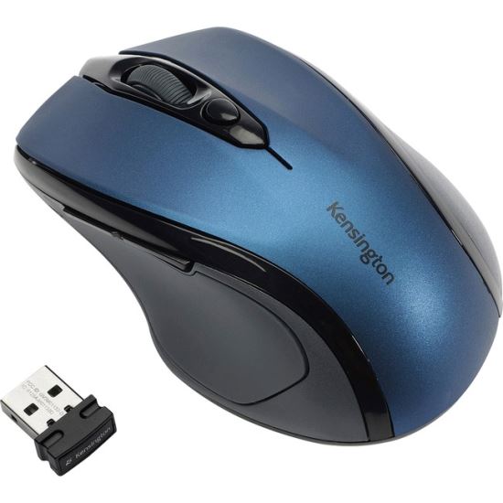 Kensington Pro Fit Mid-Size Wireless Mouse Saphire Blue 1
