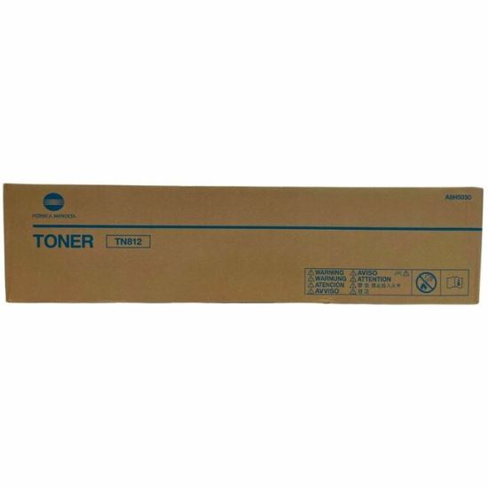 Konica Minolta TN-812 Original Laser Toner Cartridge - Black - 1 Each 1