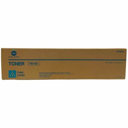 Konica Minolta TN-715C Original Laser Toner Cartridge - Cyan - 1 Each 1
