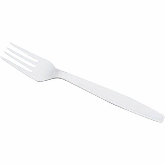 Karat Wrapped Fork, Heavy-Weight/White 1