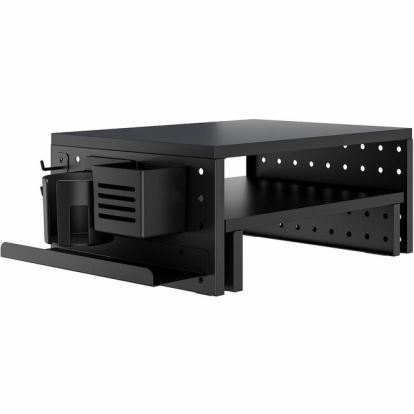 Kantek Pegboard Dual Monitor Risers & Accessories 1