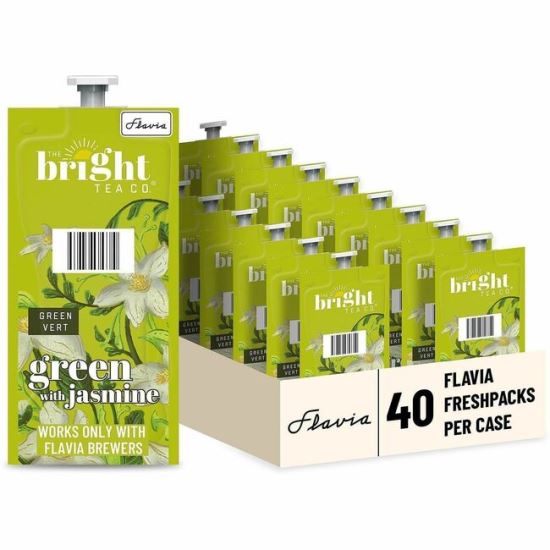Flavia Bright Tea Co Green Tea with Jasmine Green Tea Freshpack 1